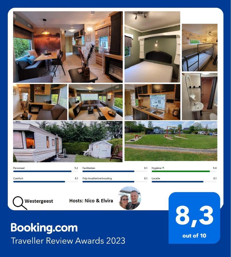 Familychalet De Schaapskooi, 6-Persons, Big Private Garden, Dogs Aloud Westergeest Exterior photo